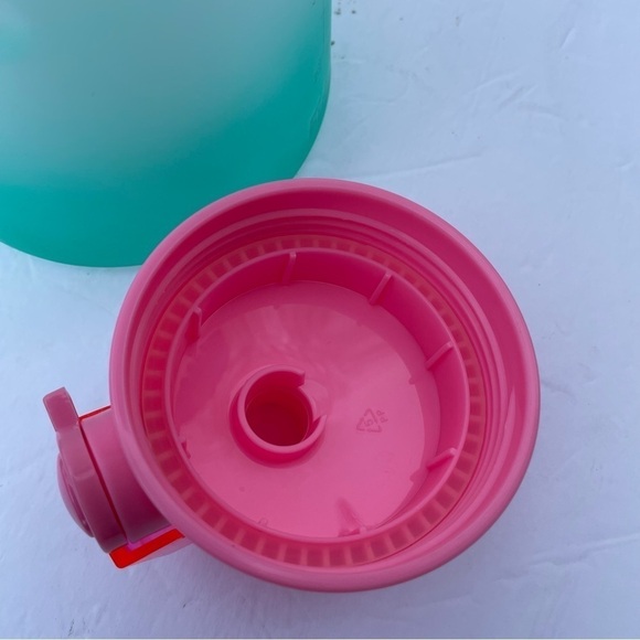 Fidus Gallon 128 oz Motivational Water Bottle Pink To Teal‎ With Paracord - Picture 10 of 16